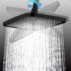 High Pressure Shower Head Square Spray Bathroom Accessories