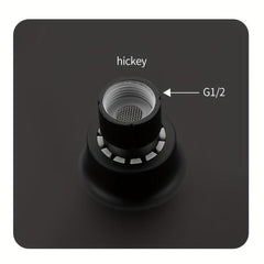 High Pressure Shower Head Square Spray Bathroom Accessories