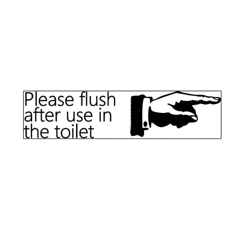 Funny Toilet Lid Decal Self Adhesive Sticker Bathroom Decor