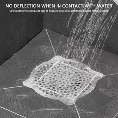 Shower Drain Hair Catcher Mesh Stickers - Floor Drain Filter