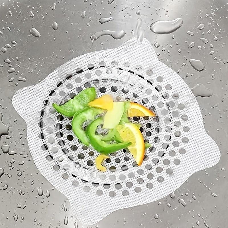 Shower Drain Hair Catcher Mesh Stickers - Floor Drain Filter