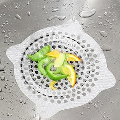 Shower Drain Hair Catcher Mesh Stickers - Floor Drain Filter