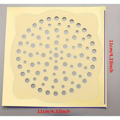 Shower Drain Hair Catcher Mesh Stickers - Floor Drain Filter
