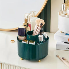 Cosmetic Storage Box 360 Rotating Makeup Brush Desktop Pen Holder
