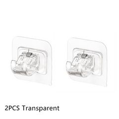 Adjustable Curtain Rod Holder Clamp Wall Mount Hooks Easy Installation