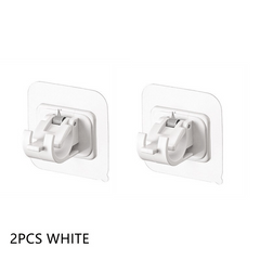 Adjustable Curtain Rod Holder Clamp Wall Mount Hooks Easy Installation