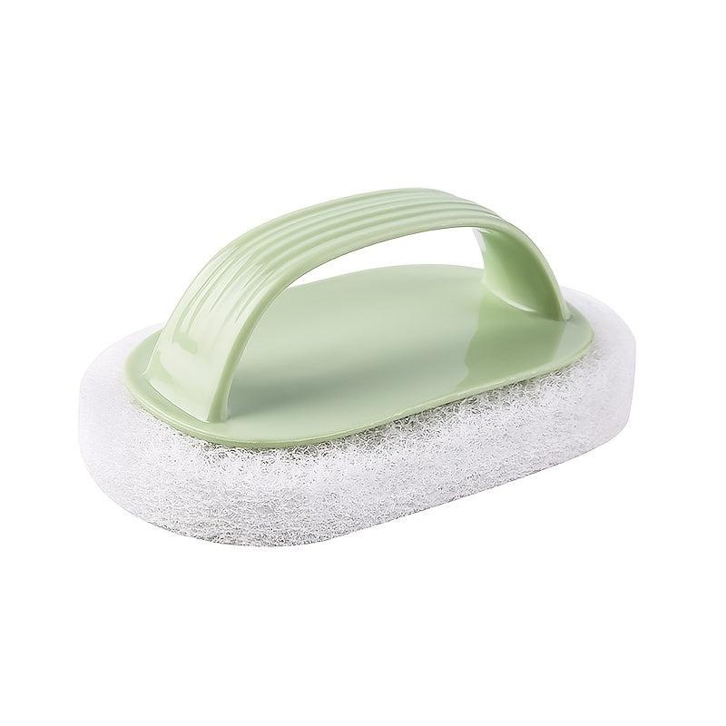 Magic Sponge Wipe Bathtub Brush with Handle for Effortless Cleaning