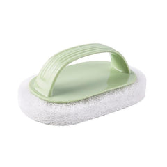 Magic Sponge Wipe Bathtub Brush with Handle for Effortless Cleaning
