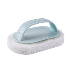 Magic Sponge Wipe Bathtub Brush with Handle for Effortless Cleaning