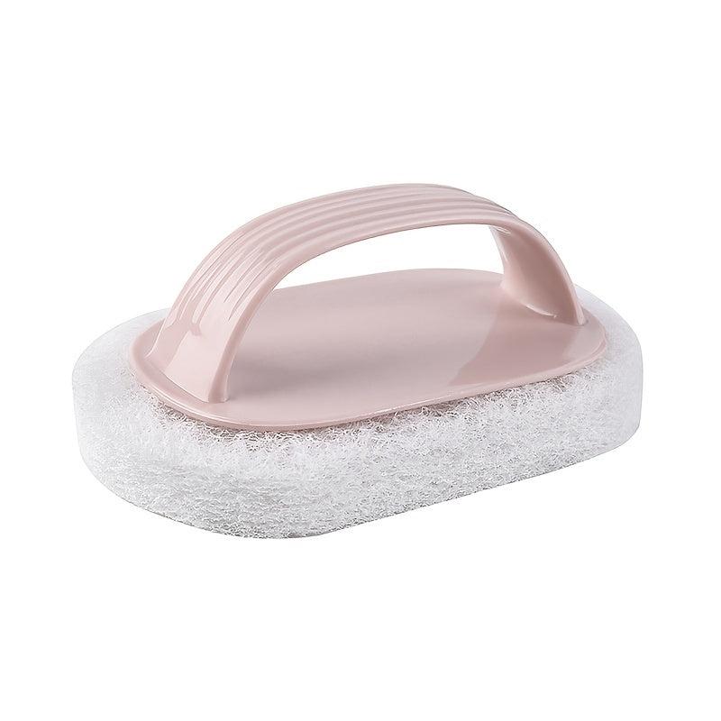 Magic Sponge Wipe Bathtub Brush with Handle for Effortless Cleaning