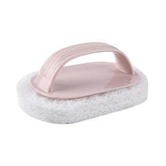 Magic Sponge Wipe Bathtub Brush with Handle for Effortless Cleaning