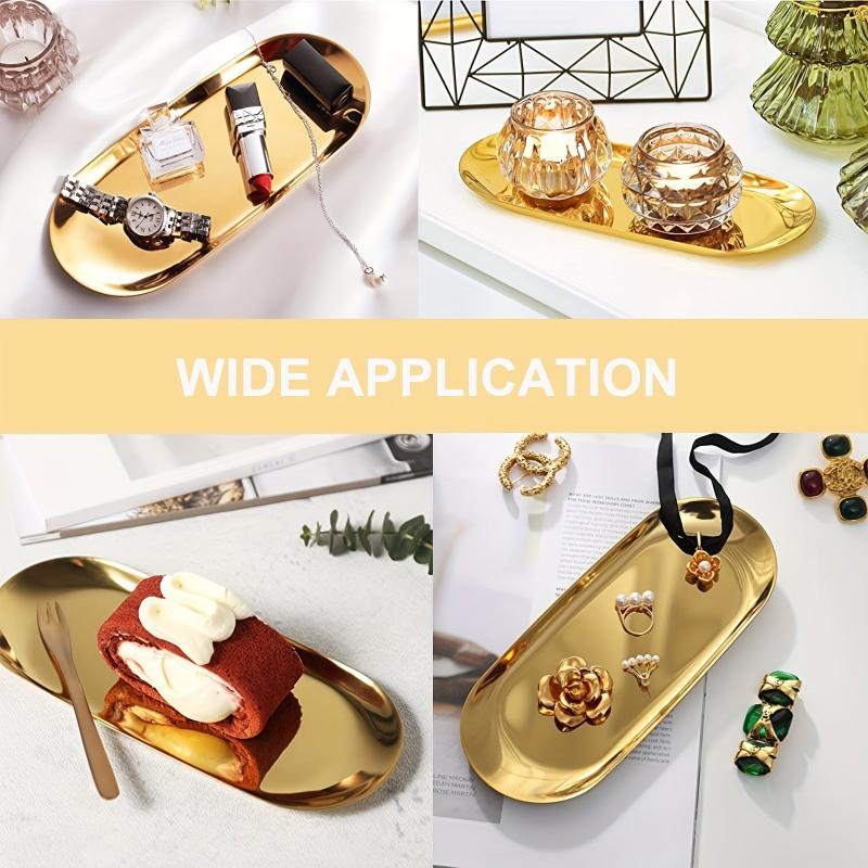Stainless Steel Bathroom Tray Jewelry Organizer