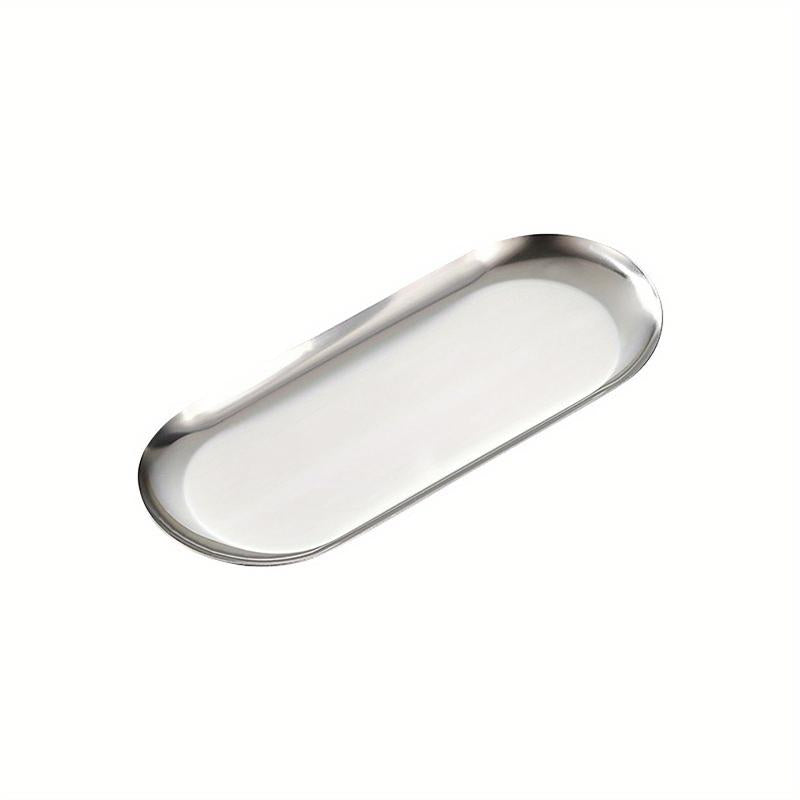 Stainless Steel Bathroom Tray Jewelry Organizer