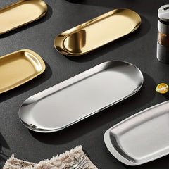 Stainless Steel Bathroom Tray Jewelry Organizer