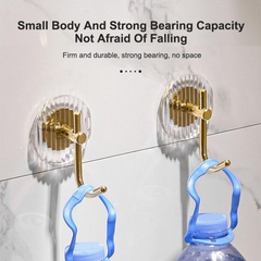 Waterproof Self Adhesive Wall Hooks for Bathroom Towels & Coats