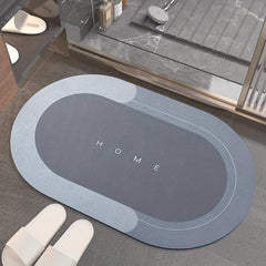 Diatom Mud Absorbent Rug Bathroom Mat Non-slip Soft Carpet