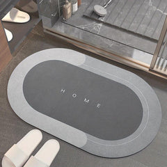 Diatom Mud Absorbent Rug Bathroom Mat Non-slip Soft Carpet