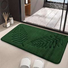 Memory Foam Bath Mat Non Slip U Shape Rug Machine Washable Bathroom Decor