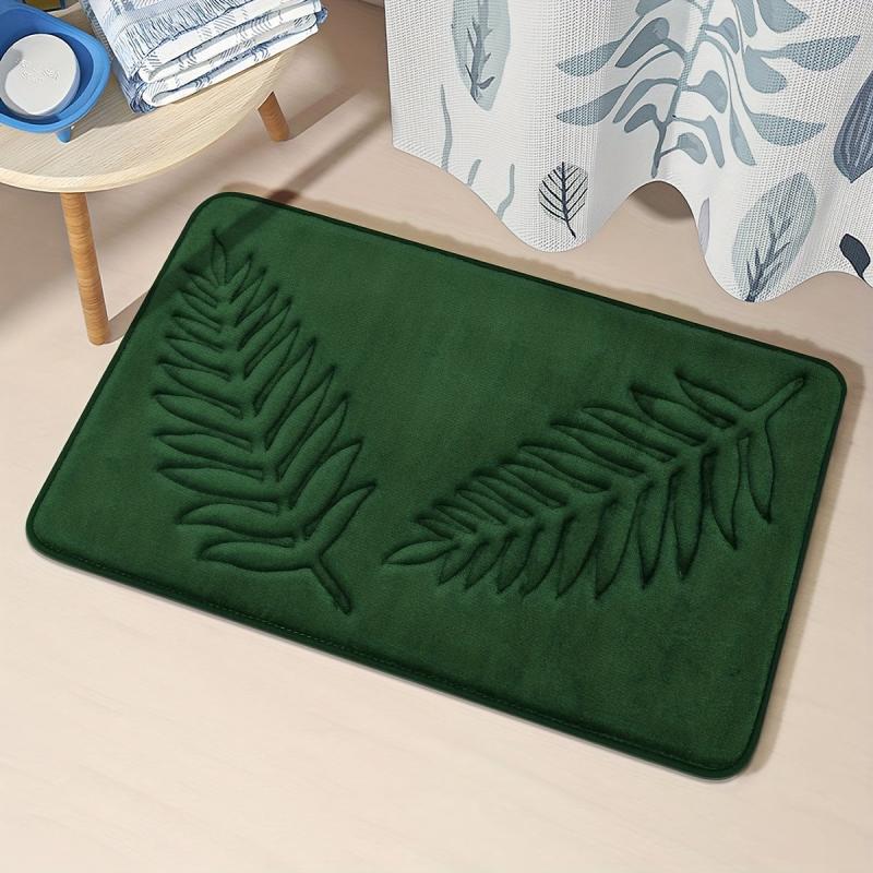 Memory Foam Bath Mat Non Slip U Shape Rug Machine Washable Bathroom Decor