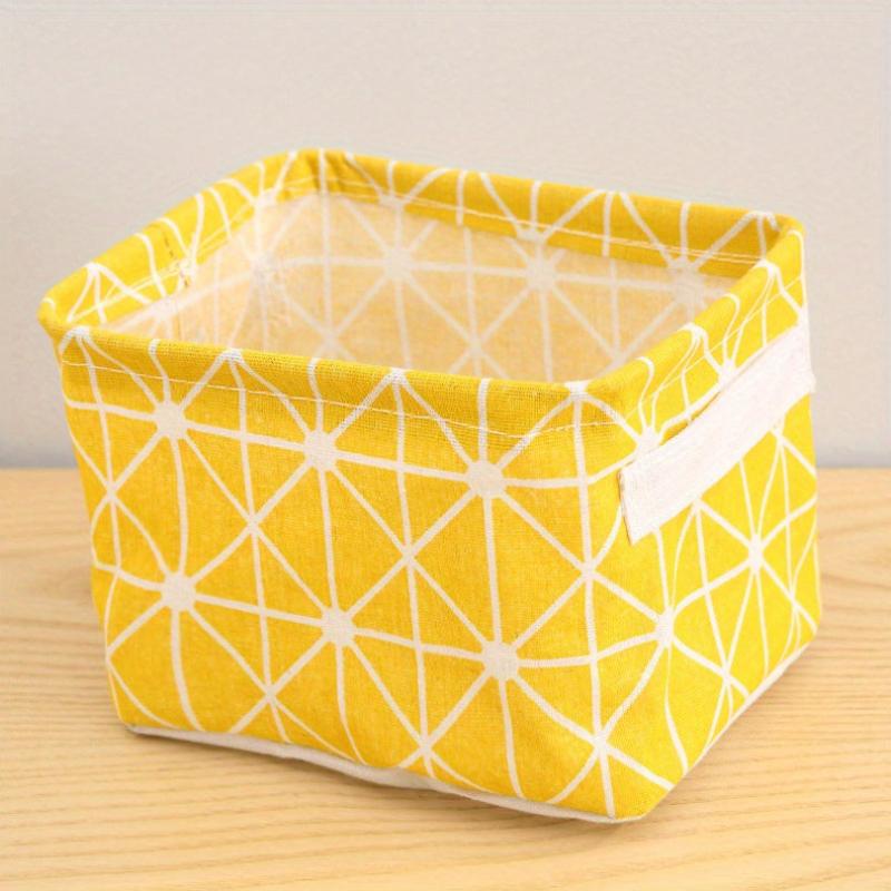 Waterproof Bathroom Basket with Foldable Makeup Organizer