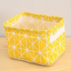 Waterproof Bathroom Basket with Foldable Makeup Organizer