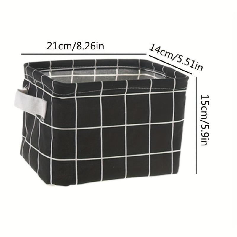 Waterproof Bathroom Basket with Foldable Makeup Organizer