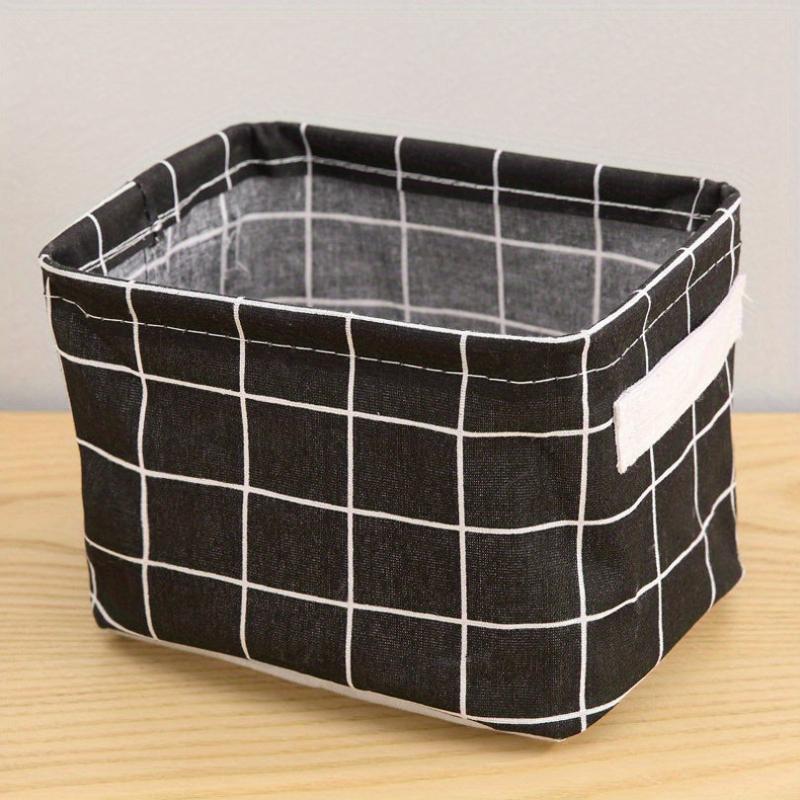 Waterproof Bathroom Basket with Foldable Makeup Organizer