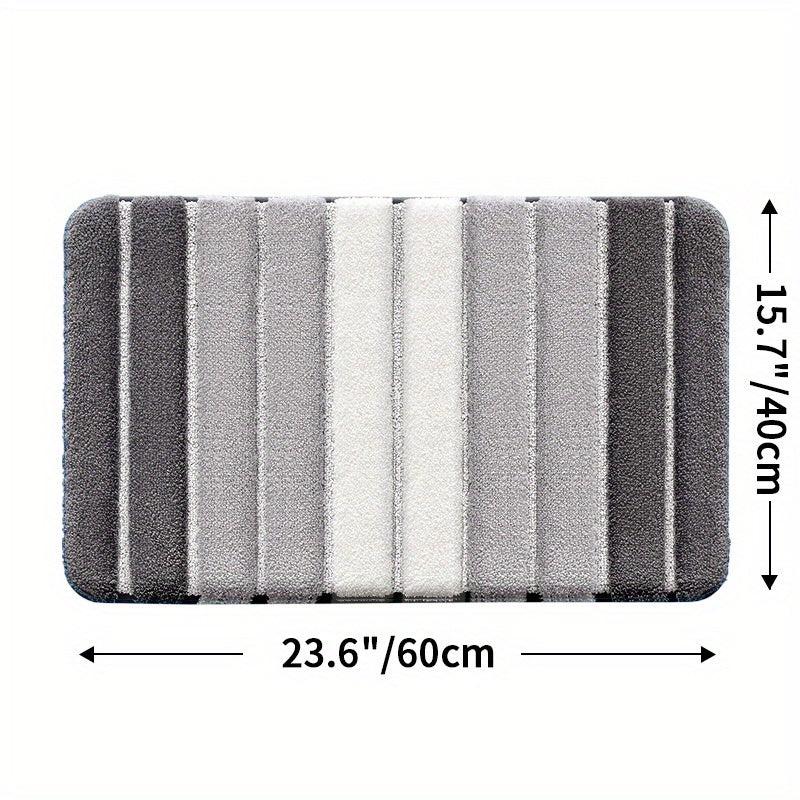 Soft Absorbent Bathroom Rug Non Slip Bath Mat