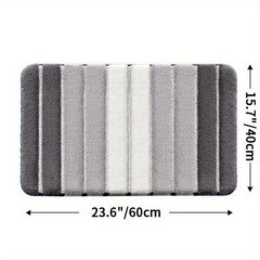 Soft Absorbent Bathroom Rug Non Slip Bath Mat
