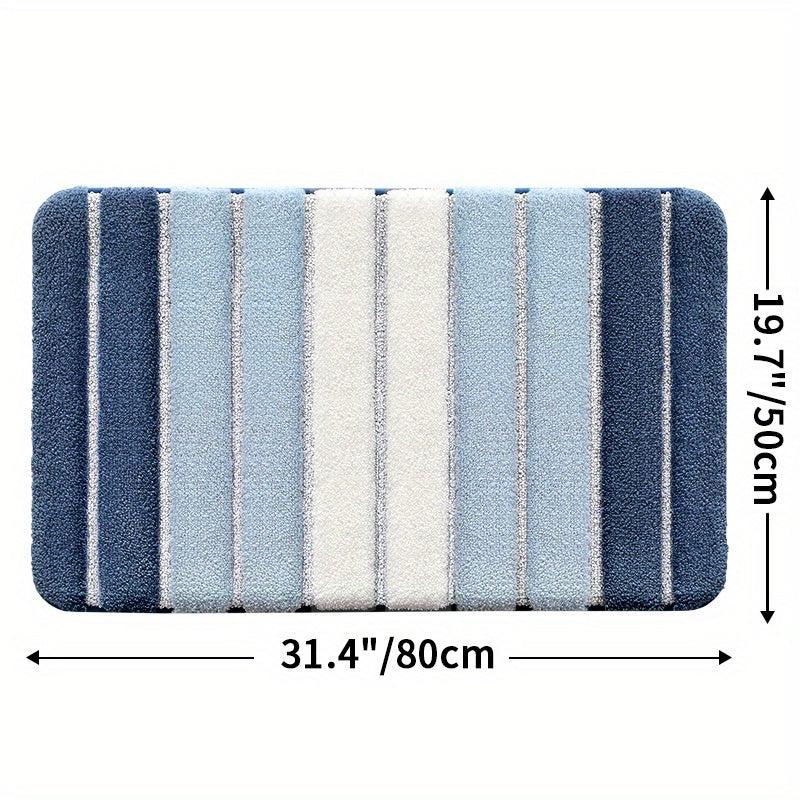 Soft Absorbent Bathroom Rug Non Slip Bath Mat