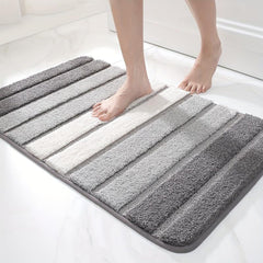 Soft Absorbent Bathroom Rug Non Slip Bath Mat