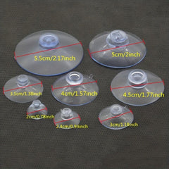 20pcs Transparent Suction Cups for Hanging Bathroom Accessories