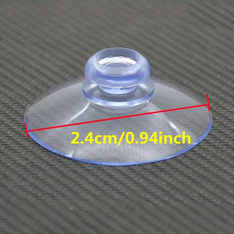 20pcs Transparent Suction Cups for Hanging Bathroom Accessories