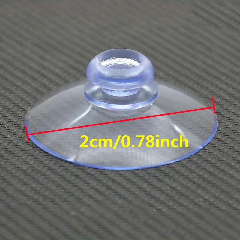 20pcs Transparent Suction Cups for Hanging Bathroom Accessories