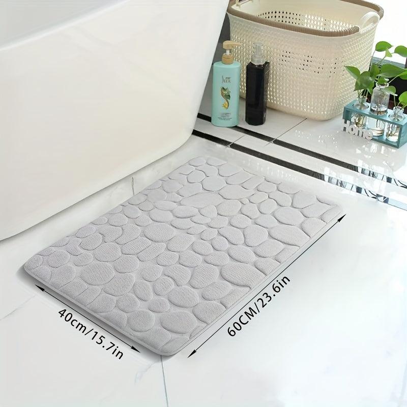 Memory Foam Quick Absorbent Washable Bath Mat Non slip Thickened