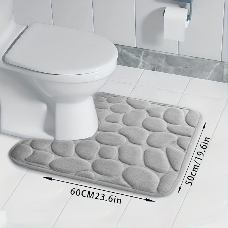 Memory Foam Quick Absorbent Washable Bath Mat Non slip Thickened