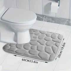 Memory Foam Quick Absorbent Washable Bath Mat Non slip Thickened