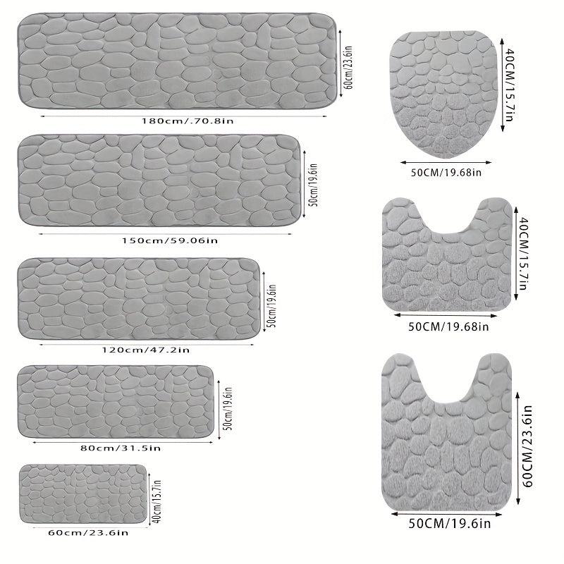 Memory Foam Quick Absorbent Washable Bath Mat Non slip Thickened