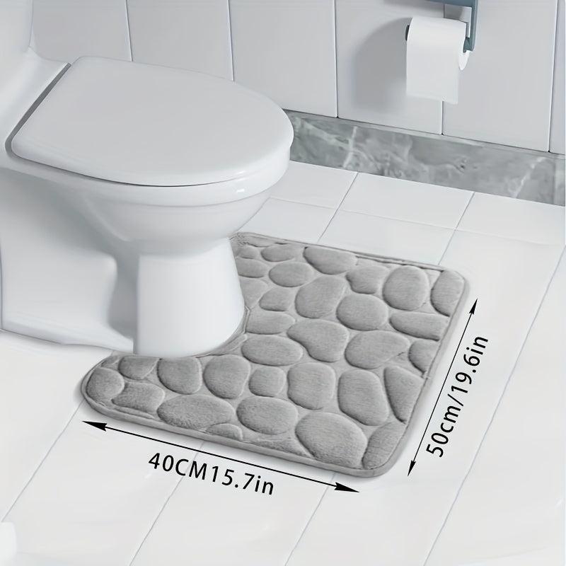 Memory Foam Quick Absorbent Washable Bath Mat Non slip Thickened
