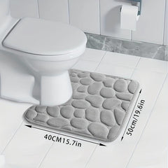 Memory Foam Quick Absorbent Washable Bath Mat Non slip Thickened