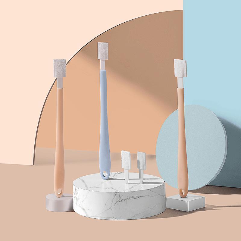 Long Handle Toilet Gap Brush Disposable Toilet Cleaning Brush