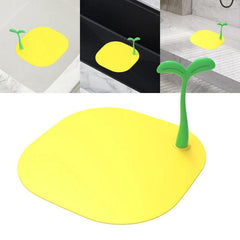 Odor-Proof Floor Drain Cover Hair Catcher Silicone Yellow
