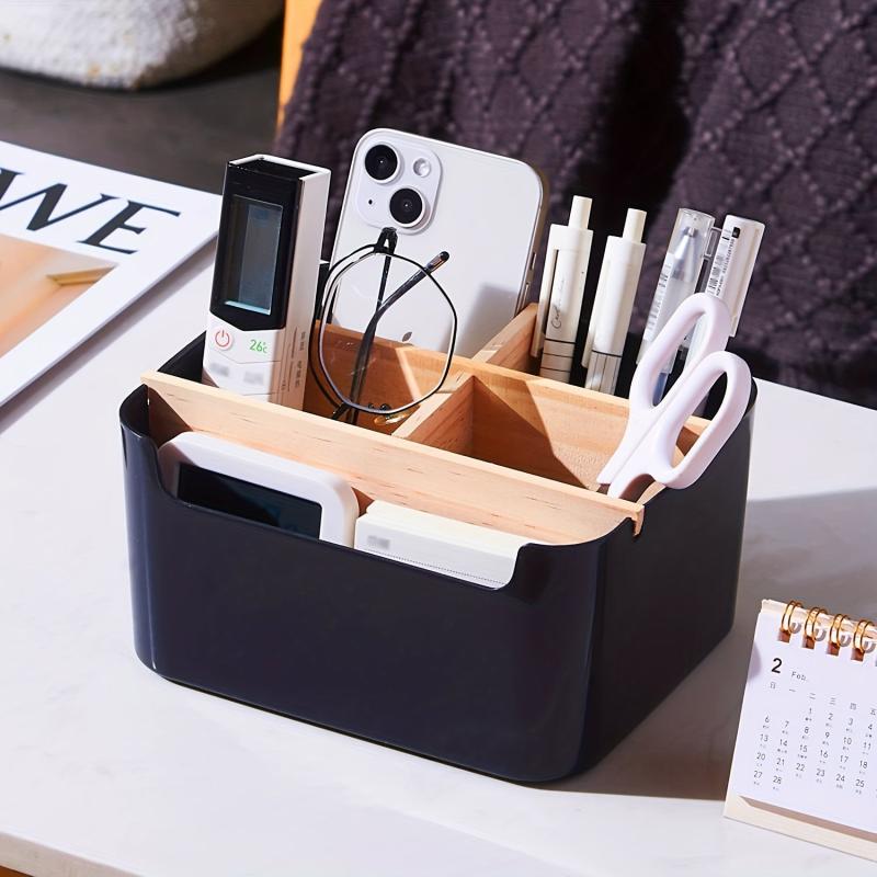 Bamboo Storage Box Moisture-Proof Holder Organizer