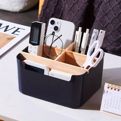 Bamboo Storage Box Moisture-Proof Holder Organizer