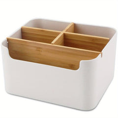 Bamboo Storage Box Moisture-Proof Holder Organizer