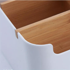 Bamboo Storage Box Moisture-Proof Holder Organizer