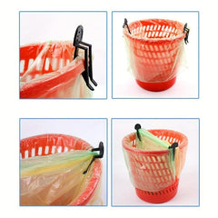 2pcs Garbage Can Clips Home Garbage Bag Fixing Clip