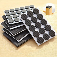 12pcs Table Leg Pads Non-Slip Furniture Chair Protection Anti-Wear Stool Pads
