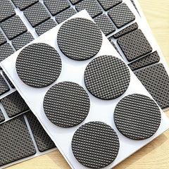 12pcs Table Leg Pads Non-Slip Furniture Chair Protection Anti-Wear Stool Pads