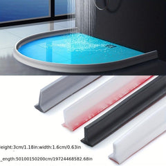 2m Bathroom Water Stop Strip Shower Barrier Essential Accessory
